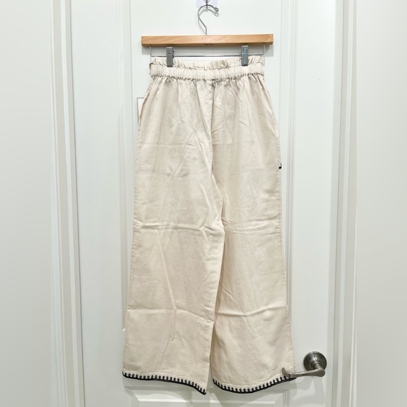 ANTHROPOLOGIE x CALLIGRAPHIE Cotton Pants - Picture 4 of 7